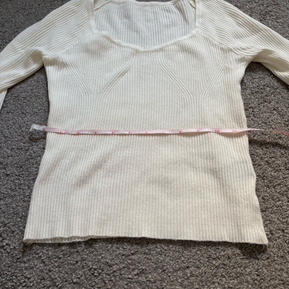 3/$45 Sweetheart Ribbed Sweater - Picture 7 of 8